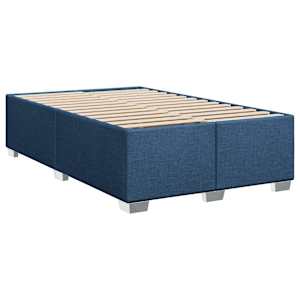 Box spring postel s matrací modrá 100 x 200 cm textil - obrázek 8