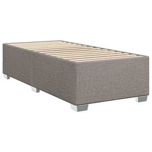 Box spring postel s matrací taupe 100 x 200 cm textil - obrázek 8