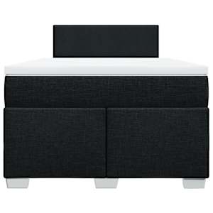 Box spring postel s matrací černá 120x190 cm textil - obrázek 6