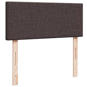 Box spring postel s matrací tmavě hnědá 120x190 cm textil - obrázek 7