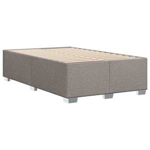 Box spring postel s matrací taupe 120x190 cm textil - obrázek 8