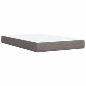 Box spring postel s matrací taupe 120x190 cm textil - obrázek 9