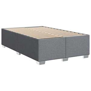 Box spring postel s matrací světle šedá 120x190 cm textil - obrázek 8