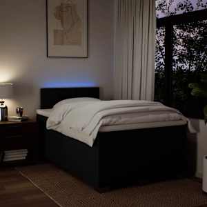 Box spring postel s matrací černá 120x190 cm textil - obrázek 5