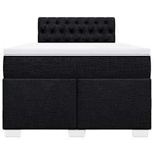 Box spring postel s matrací černá 120x190 cm textil - obrázek 6