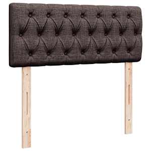 Box spring postel s matrací tmavě hnědá 120x190 cm textil - obrázek 7