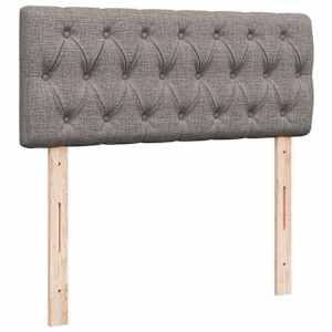 Box spring postel s matrací taupe 120x190 cm textil - obrázek 7