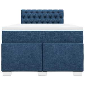 Box spring postel s matrací černá 120x190 cm textil - obrázek 6