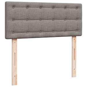 Box spring postel s matrací taupe 120x190 cm textil - obrázek 7