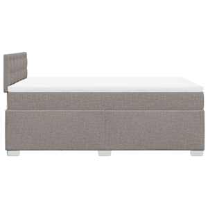 Box spring postel s matrací taupe 120x190 cm textil - obrázek 11