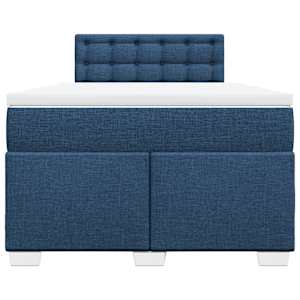 Box spring postel s matrací černá 120x190 cm textil - obrázek 6