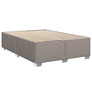 Box spring postel s matrací taupe 140x190 cm textil - obrázek 8
