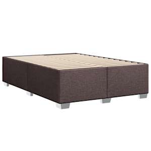 Box spring postel s matrací tmavě hnědá 160x200 cm textil - obrázek 8