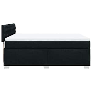 Box spring postel s matrací černá 160x200 cm textil - obrázek 11