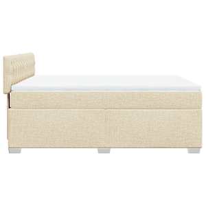 Box spring postel s matrací krémová 160x200 cm textil - obrázek 11