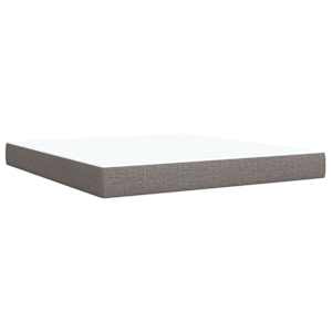 Box spring postel s matrací taupe 180x200 cm textil - obrázek 9