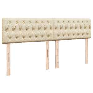 Box spring postel s matrací krémová 180x200 cm textil - obrázek 7