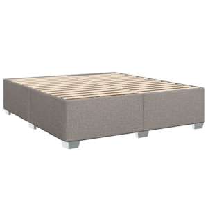 Box spring postel s matrací taupe 180x200 cm textil - obrázek 8