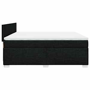 Box spring postel s matrací černá 200x200 cm textil - obrázek 11