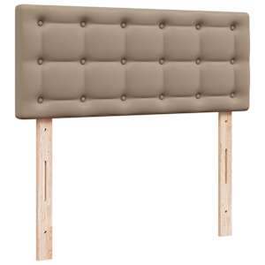 Box spring postel s matrací cappuccino 80 x 200 cm umělá kůže - obrázek 7
