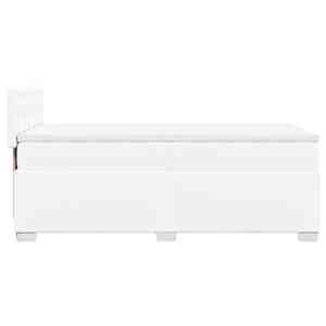 Box spring postel s matrací bílá 90x190 cm umělá kůže - obrázek 11