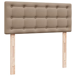 Box spring postel s matrací cappuccino 90x200 cm umělá kůže - obrázek 7