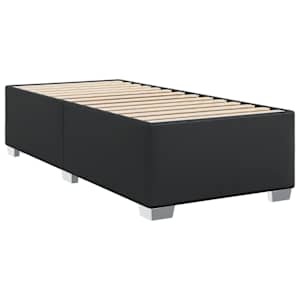 Box spring postel s matrací černá 100x200 cm umělá kůže - obrázek 8