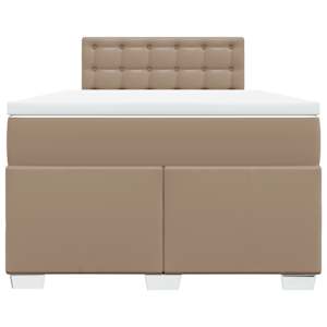 Box spring postel s matrací cappuccino 120x190 cm umělá kůže - obrázek 6
