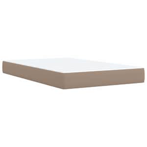 Box spring postel s matrací cappuccino 120x190 cm umělá kůže - obrázek 8