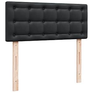 Box spring postel s matrací černá 120 x 200 cm umělá kůže - obrázek 7