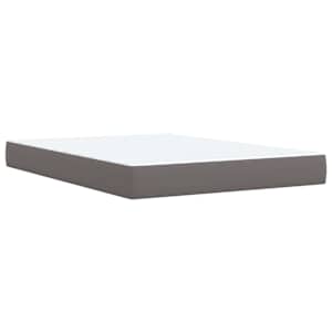 Box spring postel s matrací šedá 140x200 cm umělá kůže - obrázek 9