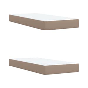 Box spring postel s matrací cappuccino 200 x 200 cm umělá kůže - obrázek 9