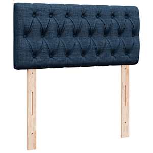 Box spring postel s matrací modrá 80x200 cm textil - obrázek 12