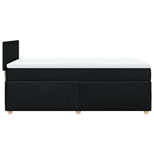 Box spring postel s matrací černá 90x190 cm textil - obrázek 7