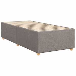 Box spring postel s matrací taupe 90x190 cm textil - obrázek 9