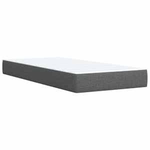 Box spring postel s matrací tmavě šedá 90x200 cm textil - obrázek 10