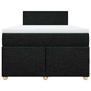 Box spring postel s matrací černá 120x190 cm textil - obrázek 6
