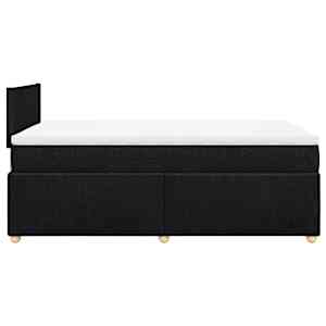 Box spring postel s matrací černá 120x190 cm textil - obrázek 7