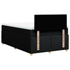 Box spring postel s matrací černá 120x190 cm textil - obrázek 8