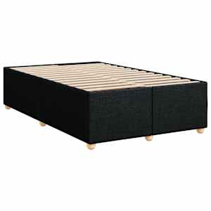 Box spring postel s matrací černá 120x190 cm textil - obrázek 9