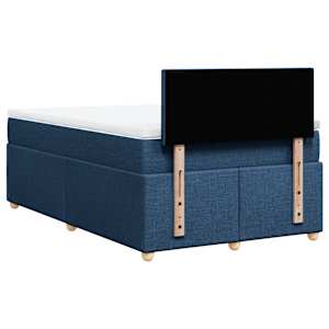 Box spring postel s matrací černá 120x190 cm textil - obrázek 8