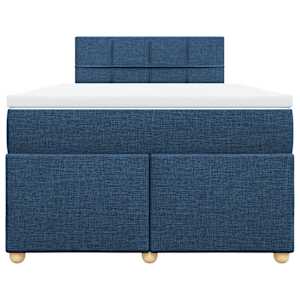 Box spring postel s matrací černá 120x190 cm textil - obrázek 6