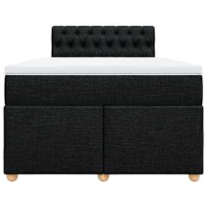 Box spring postel s matrací černá 120x190 cm textil - obrázek 6