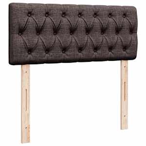 Box spring postel s matrací tmavě hnědá 120x190 cm textil - obrázek 12