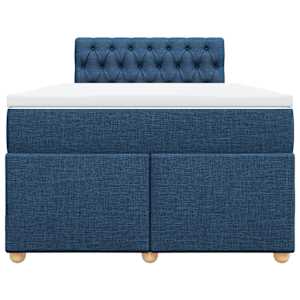 Box spring postel s matrací černá 120x190 cm textil - obrázek 6