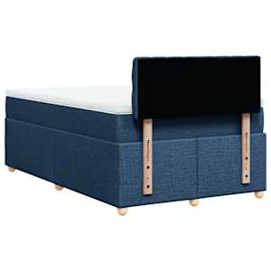 Box spring postel s matrací černá 120x190 cm textil - obrázek 8