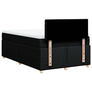 Box spring postel s matrací černá 120x190 cm textil - obrázek 8