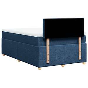 Box spring postel s matrací černá 120x190 cm textil - obrázek 8