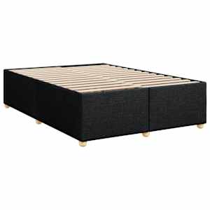 Box spring postel s matrací černá 140 x 190 cm textil - obrázek 9