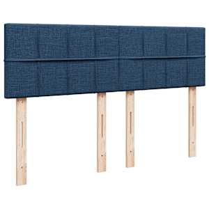 Box spring postel s matrací modrá 140x190 cm textil - obrázek 12